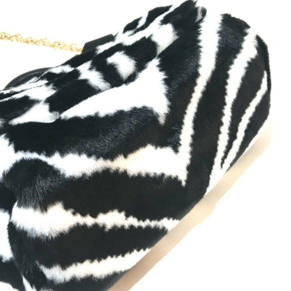 Authentic DOLCE&GABBANA Zebra pattern With charm Sicily 2 Way Hand Bag - Picture 4 of 7